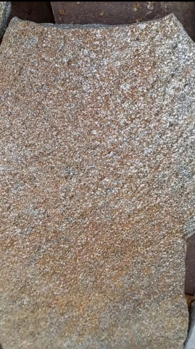 Плитняк златолит серебристый для цоколя, отмостки купить в Ревде