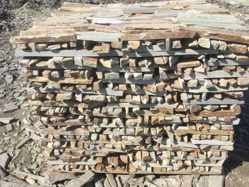 Горбушка златолит золотистый для облицовки купить в Ревде