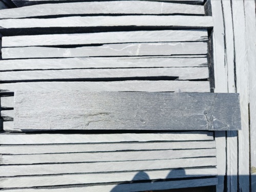 Плитка чёрная из натурального камня фасадная 30 см * 5 см, толщина 7 мм -30 мм купить в Ревде